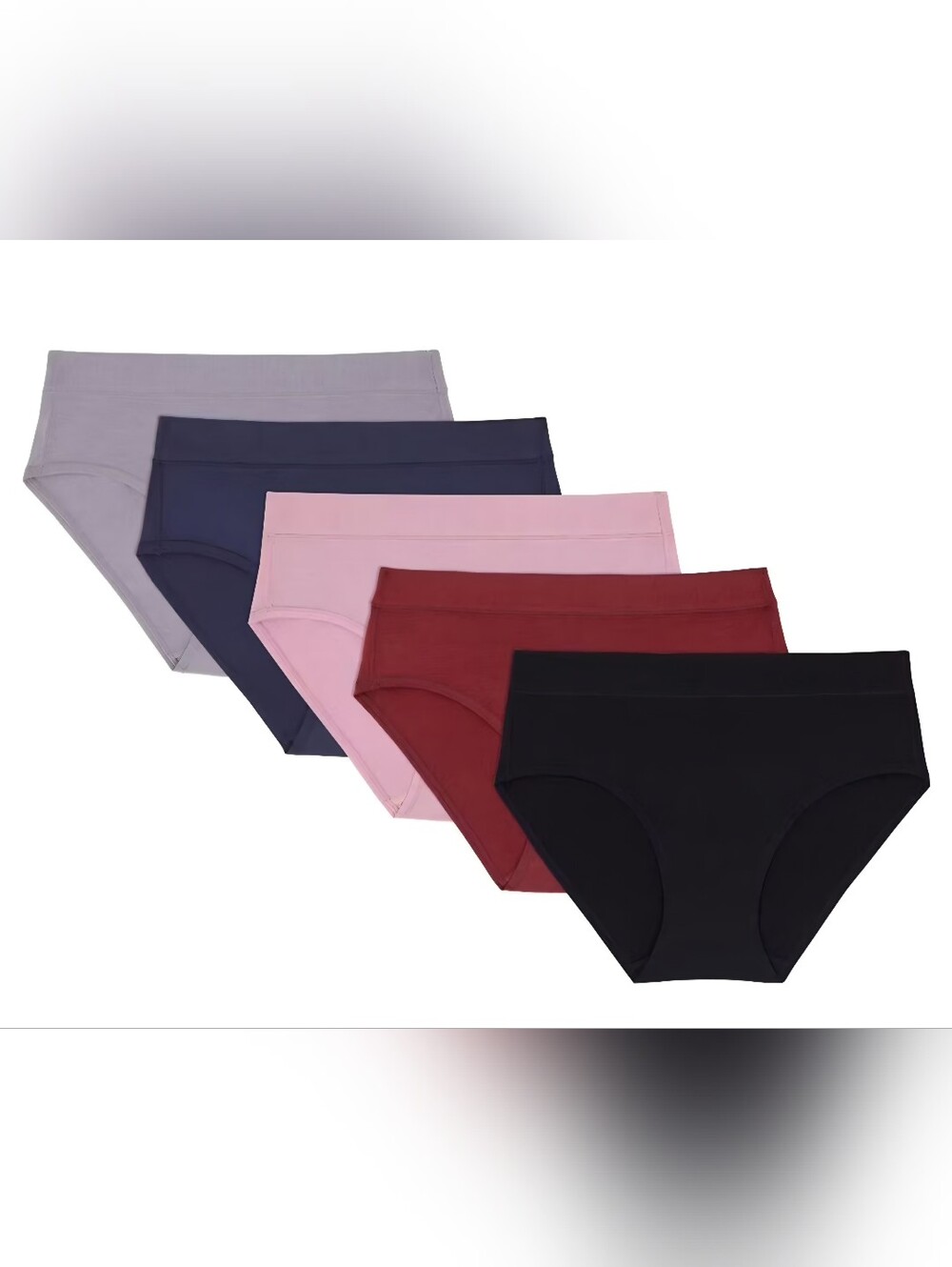 Carole Hockman Women's 5-Pack Stretch Hipster Panties Size Large. Buttery Soft - Picture 8 of 8